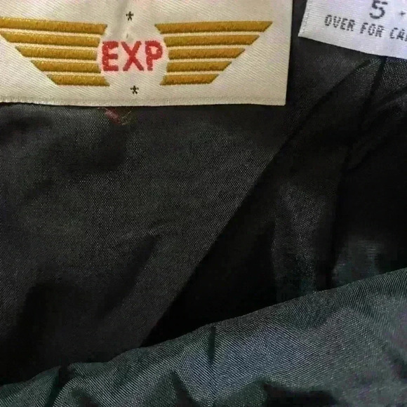 Vintage Compagnie Internationale Express Black Leather Pencil Skirt Work Size 5 - Picture 12 of 12